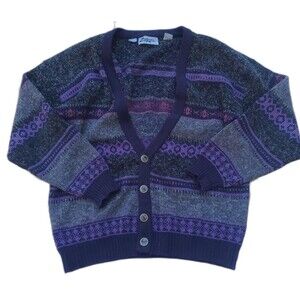 Vtg Zeppelin Button up Cardigan Sweater